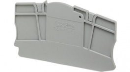 3212167, D-PTME 4 End plate, Grey, Phoenix Contact