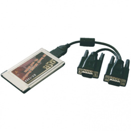 EX-1352, PC Card Serial RS232 2-port, Exsys