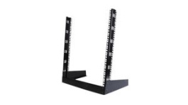 RK12OD, 2-Post Open Frame Rack, 12U, Steel, 50kg, Black, StarTech.com