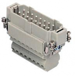 CSSM 16, CSS, 16 poles + earth, male insert, with male contacts, silver plated, ILME