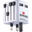 1.302300 World USB Charger - Euro / UK / HK / USA / AU / CN