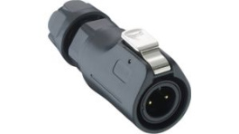 0250 04, Вилка; Разъем: круглый; размер 12; 02; PIN:4; с защелкой; позолота, Lumberg Connect