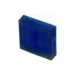 61-9351.6, Линза для кнопки; 22мм; 61; Цвет: прозрачный синий; Мат-л: пластик, EAO