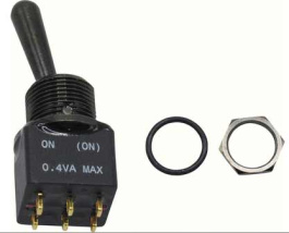 RND 210-00479, Toggle Switch, On-None-(On), Soldering Lugs, RND Components