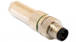 PXMBNI08FIM04ASC, Разъем: M8; "папа"; PIN:4; на провод; вилка; 3А; 30В; IP67, Bulgin