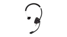 HU411, Headphones, On-Ear, USB, Black / Silver, V7