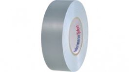 HTAPE-FLEX1000+19x20 PVC GY, PVC Insulation Tape grey 19 mmx20 m, HellermannTyton