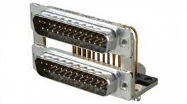 163A19509X, D-Sub dual plug 2 x 25P, Conec