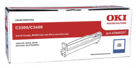 43460207, Drum cyan C3300/3400 15'000 pages, Oki