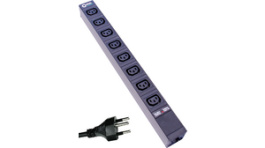 RND 465-00223, PDU 19'', 8 x C13, Black, Plug T12, RND Connect