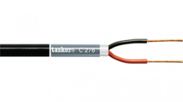 C276 - Black [100 м], Audio cable   2 x2.5 mm2 Black, Tasker