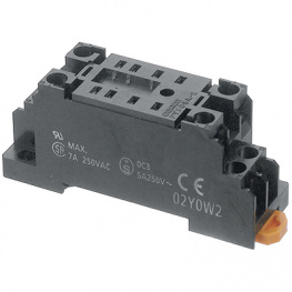 PYF08A-E, Панелька; PIN:8; 10А; 250ВAC; H:30мм; W:23мм; Назначение: H3YN-2, Omron