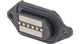 M9K701-400L, Magnetic Data Connector Poles 6, Rosenberger connectors