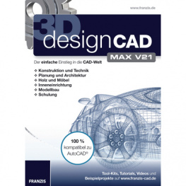 978-3-645-70142-6, DesignCAD 3D Max v21, Franzis