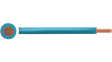 RND 475-00583 [100 м] Tri-Rated Wire, 0.75 mm\x1a, light blue Copper bare PVC