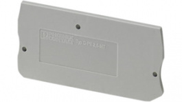 3211003, D-PT 2,5-MT End plate, Grey, Phoenix Contact