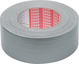 311932 4663 SILVER, Silver-Grey Fabric Tape Silver Grey 48 mmx50 m, Tesa