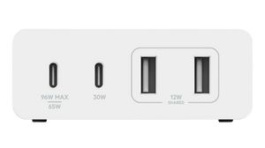 WCH010VFWH, 4-Port GaN Charger USB-A/USB-C Type C (CEE 7/16) 108W, BELKIN