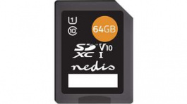 MSDC64100BK, SDXC Memory Card 64GB Black, Nedis (HQ)