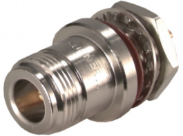 22 N-50-0-2/133 NE, Panel-mount Jack 50 Ohm, 11 GHz, Female, N N Straight, Huber+Suhner