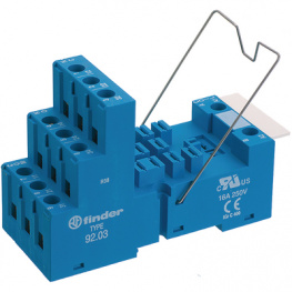 92.03SMA, Панелька; PIN:11; Монтаж: DIN; Серия:62.32,62.33, FINDER