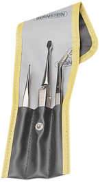 5-110, Набор: пинцеты; Кол-во шт:3; Упаковка: футляр, Bernstein