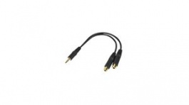 MUY1MFF, Audio Adapter, Straight, 3.5 mm Plug - 2x 3.5 mm Socket, StarTech.com