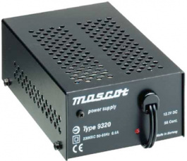 9320120000, Power Supply Unit, 12 VDC, 5 A, Mascot