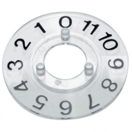 46-15040, Disk 15 mm transparent, RITEL