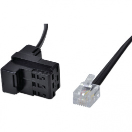 BB-1289-10, Telephone cable 10 m Black, Maxxtro