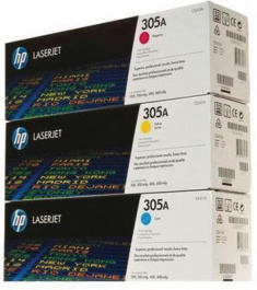 CF370AM, CMY Tri-Pack toner Cyan / Magenta / Yellow, HP