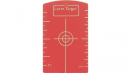 MAGNETIC TARGET PLATE RED, Target plate, red, Laserliner