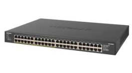 GS348PP-100EUS, PoE Switch, Unmanaged, 1Gbps, 380W, RJ45 Ports 48, PoE Ports 24, NETGEAR