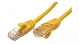 21.99.1072, CAT6 Unshielded Patch Cable, RJ45, UTP, 7m, Yellow, Value