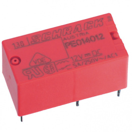 1393219-4, PE014006 PCB power relay 6 VDC 200 mW, Schrack / TE