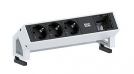 902.400, Desk Outlet with Custom Module DESK 2 3x DE Type F (CEE 7/3) Socket - GST18i3 Plug 200mm, Bachmann