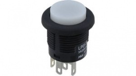LP0125CCKW015CB, Illuminated Pushbutton Switch Red 1CO ON-(ON) LED, NKK Switches (NIKKAI, Nihon)