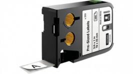 1868701, XTL Pre-Assembled Label Black on White, Dymo