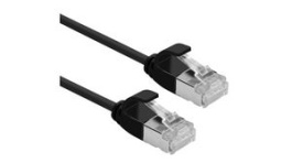 21.15.3355, Patch Cable, RJ45 Plug - RJ45 Plug, CAT6a, F/UTP, 2m, Black, SECOMP (Roline)