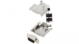 D45ZK09-HDP15-K, D-Sub HD connector kit 15P, Encitech Connectors