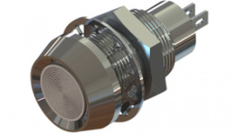 512-997-21, Индикат.лампа: LED; вогнутый; 12ВDC; Отв: O12,7мм; IP67; латунь, Marl