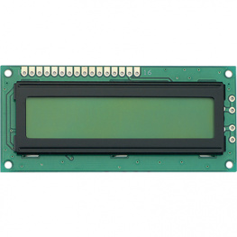 DEM 16101 SYH-LY, Дисплей: LCD; алфавитно-цифровой; STN Positive; 16x1; LED; PIN:16, Display Elektronik