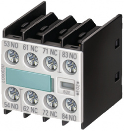 3RH19111FA31, Вспомогательные контакты; Размер: S00; Монтаж: фронтальный, Siemens