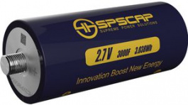 SCP1500C0-0002R7STA, Ultra capacitor 1500 F 2.7 V, SPSCAP Supreme Power Solutions