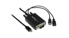 MDP2VGAAMM3M, Video Cable, Mini DisplayPort Plug - 3.5 mm Jack Socket/VGA Plug/USB Micro-B Soc, StarTech