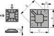 TC-5347A [100 шт] Cable tie mount 2.4...7.6 mm PU=100 ST