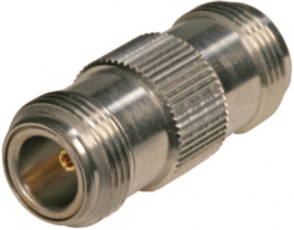 31 N-50-0-2/133 NE, Straight Adapter, N Socket - N Socket, 50Ohm, Huber+Suhner