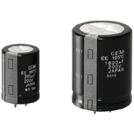 EETEE2G331KJ, Capacitor, snap-in 330 uF 400 VDC, Panasonic