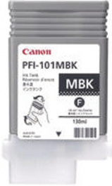 PFI-101MBK, Ink PFI-101MBK black matt, CANON