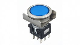 LBW6MP-1T04S, Pilot Light Blue 24 VAC/DC, IDEC